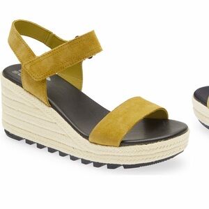 SOREL Cameron Wedge NEW Espadrille Sandal 8M
OLIVE SHADE SEA SALT